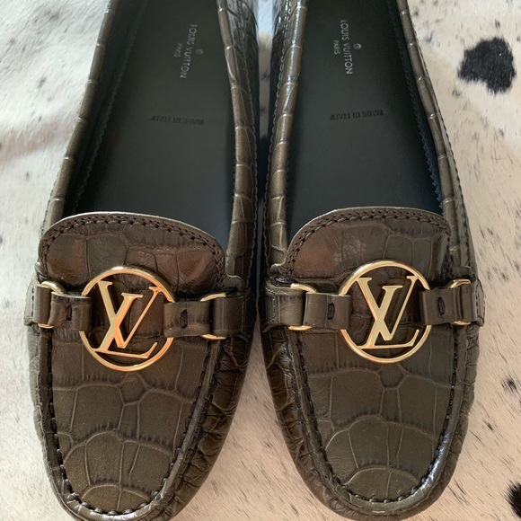louis vuitton crocodile loafers